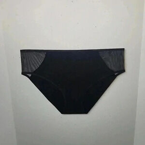 ELSE GIGI TULLE TRIMMED STRETCH JERSEY BOY SHORTS SIZE S